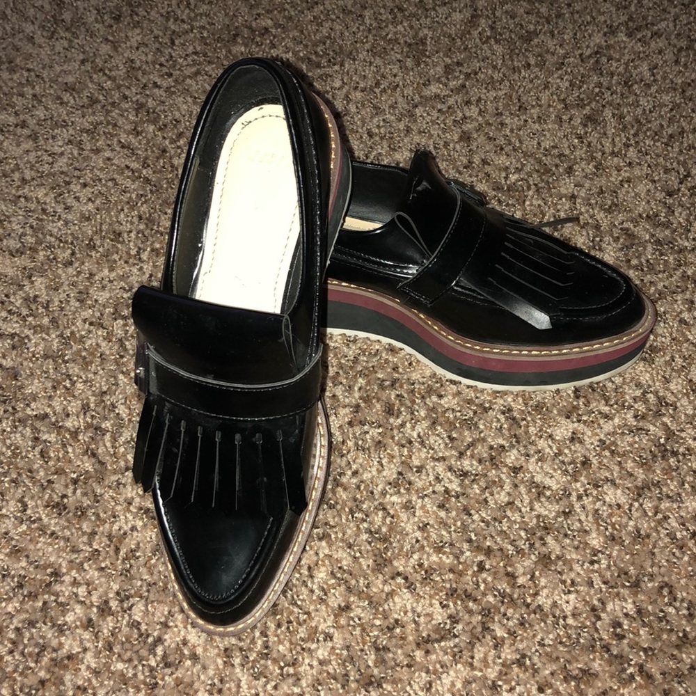 zara platform shoes size 8